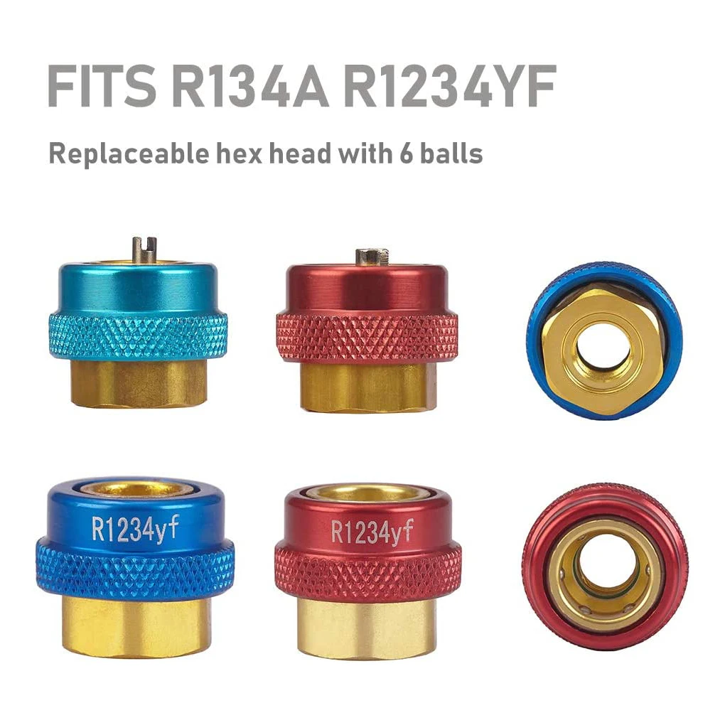 1 Set Copper Car A C Valve Core Remover Sealed Leakproof R134A R1234YF Repairing Maintenance Installer Tool Accessories
1 Set Copper Car A C Valve Core Remover Sealed Leakproof R134A R1234YF Repairing Maintenance Installer Tool Accessories