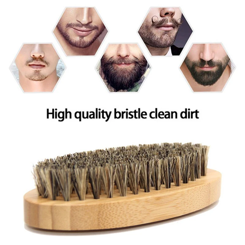 Eco Friendly Boar Bristle Men's Shaving Brush Portable Barber Natural Beard Brush For Facial Cleaning Mustache Tools
Eco Friendly Boar Bristle Men's Shaving Brush Portable Barber Natural Beard Brush For Facial Cleaning Mustache Tools