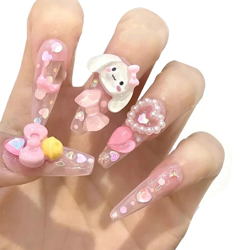 Sanrio Anime Cinnamoroll Nail Decorative Decals Kawaii Resin Nail Stickers Handmade Diy Nail Art Accessories
Sanrio Anime Cinnamoroll Nail Decorative Decals Kawaii Resin Nail Stickers Handmade Diy Nail Art Accessories