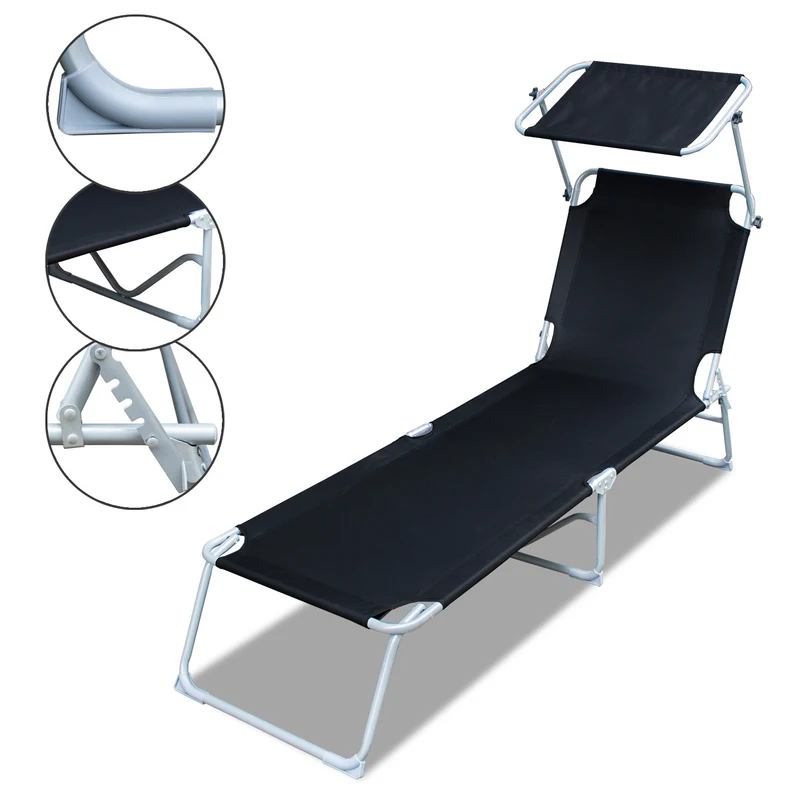 Sun lounger Foldable Sun protection Garden chair Recliner Bed Patio Garden lounger Relaxing Wellness Tripod Bath loungers
Sun lounger Foldable Sun protection Garden chair Recliner Bed Patio Garden lounger Relaxing Wellness Tripod Bath loungers