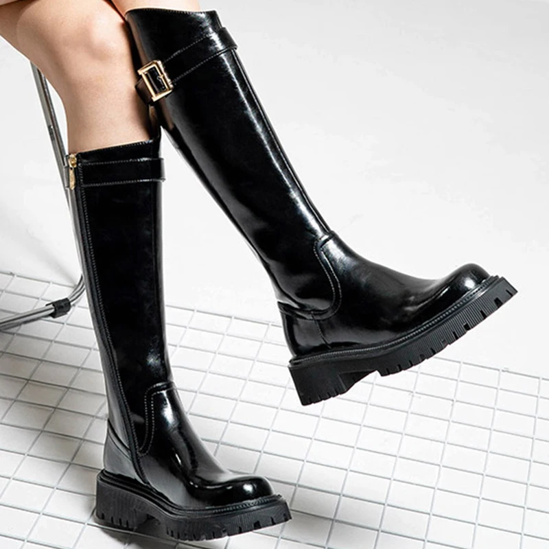 High Knee Chelsea Boots For Women Ladies Modern Western Boots 2022 Autumn Platform Fashion Round Toe Rubber Zipper Female Shoes
High Knee Chelsea Boots For Women Ladies Modern Western Boots 2022 Autumn Platform Fashion Round Toe Rubber Zipper Female Shoes