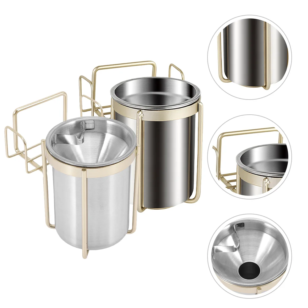 2 шт., настенные пепельницы из нержавеющей стали
2 шт., настенные пепельницы из нержавеющей стали