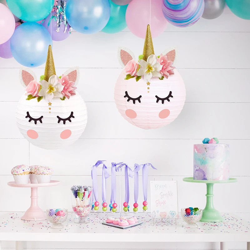 DIY Unicorn Lantern Kids Boy Girl Birthday Baby Shower Decoration Kindergarten Creative Paper Lanterns Party Decor Supplies
DIY Unicorn Lantern Kids Boy Girl Birthday Baby Shower Decoration Kindergarten Creative Paper Lanterns Party Decor Supplies