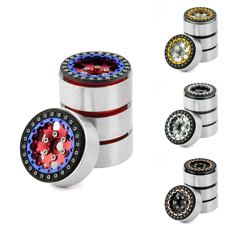 4PCS 1.9 Inch Beadlock Wheel Hub Wheel Rims Parts For 1/10 RC Crawler Car Axial SCX10 Traxxas TRX4 RC4WD D90 Redcat Gen8, 1
4PCS 1.9 Inch Beadlock Wheel Hub Wheel Rims Parts For 1/10 RC Crawler Car Axial SCX10 Traxxas TRX4 RC4WD D90 Redcat Gen8, 1