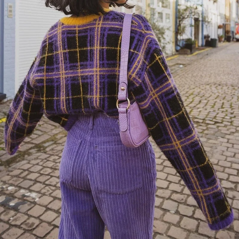 2022 New Purple Fashion Y2K Casual Autumn Korean Jogger Tight-fitting Corduroy Straight Trousers Ladies Pocket High-waist Pants
2022 New Purple Fashion Y2K Casual Autumn Korean Jogger Tight-fitting Corduroy Straight Trousers Ladies Pocket High-waist Pants
