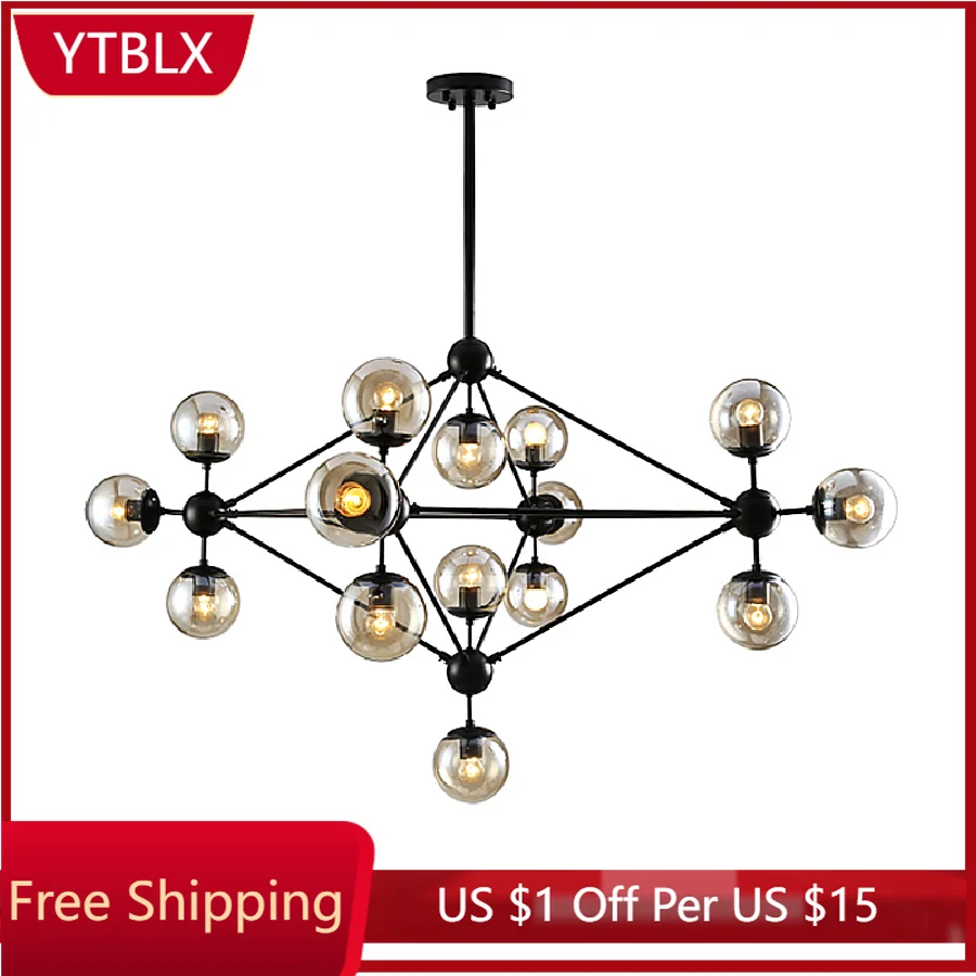 Vintage Chandeliers Glass Magic Bean Chandelier Ceiling Loft Indoor Lighting Living room Bedroom Kitchen Lustre Industrail Light
Vintage Chandeliers Glass Magic Bean Chandelier Ceiling Loft Indoor Lighting Living room Bedroom Kitchen Lustre Industrail Light