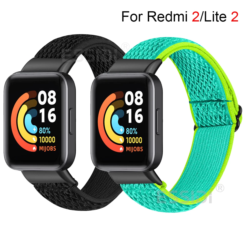 Новый эластичный нейлоновый ремешок Essidi для Xiaomi Redmi Watch 2, спортивный плетеный браслет, ремешок на запястье, ремешок для Redmi Watch Lite 2
Новый эластичный нейлоновый ремешок Essidi для Xiaomi Redmi Watch 2, спортивный плетеный браслет, ремешок на запястье, ремешок для Redmi Watch Lite 2