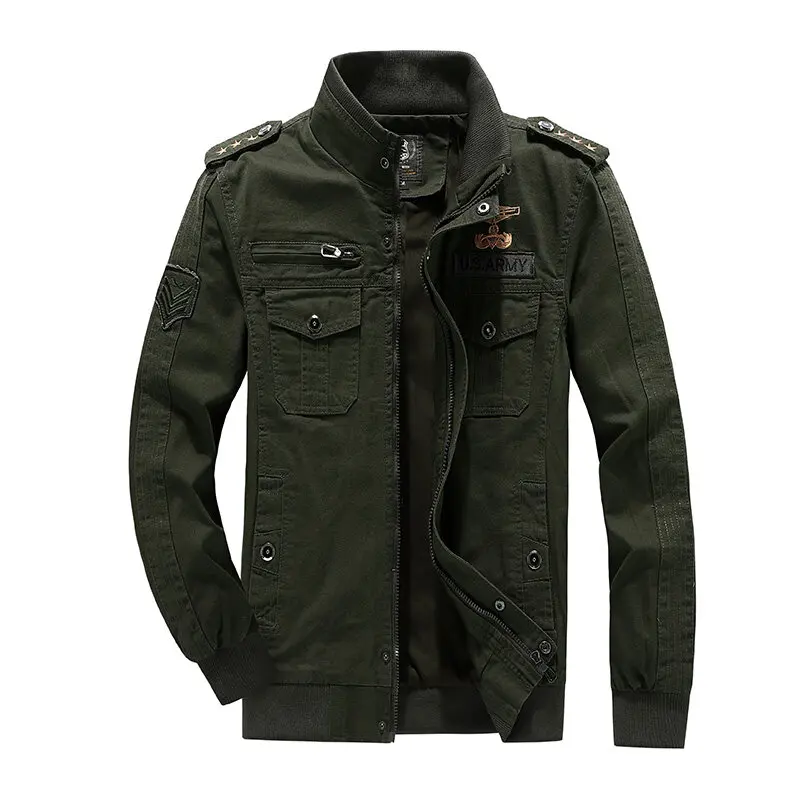 New 2023 Spring Autumn Outdoor Sprots Casual Windbreaker Jackets Men Slim Military Stand Collar Tooling Jacket Bombre Jacket Men
New 2023 Spring Autumn Outdoor Sprots Casual Windbreaker Jackets Men Slim Military Stand Collar Tooling Jacket Bombre Jacket Men