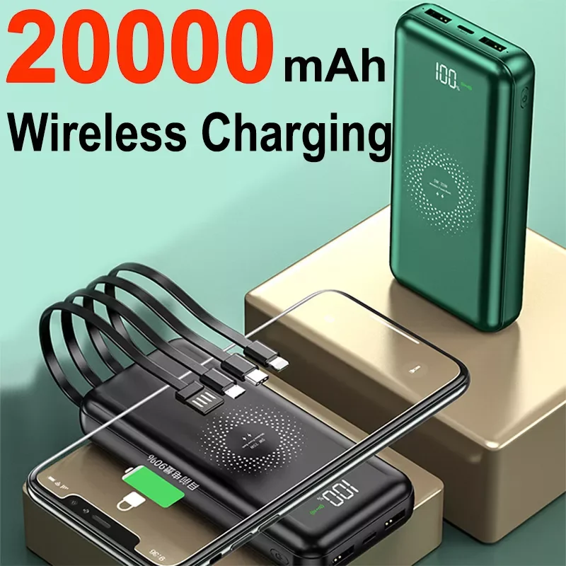 NEW2023 20000mAh Wireless Power Bank 40W Portable External Battery For Iphone 12 13 Fast Charging Digital Display Powerbank With
NEW2023 20000mAh Wireless Power Bank 40W Portable External Battery For Iphone 12 13 Fast Charging Digital Display Powerbank With