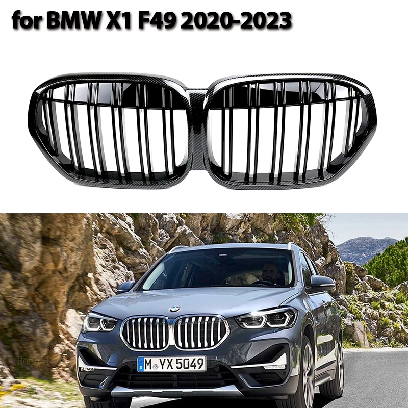 2Pcs Car Style Gloss Black Front Kidney Double Slat Grill Grille for BMW X1 F49 2020-2023 Car Front Kidney Grilles Racing Grill
2Pcs Car Style Gloss Black Front Kidney Double Slat Grill Grille for BMW X1 F49 2020-2023 Car Front Kidney Grilles Racing Grill