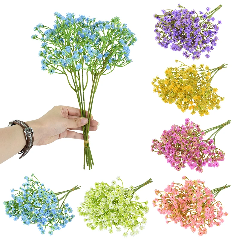 6pcs/bunch Artificial Small Flower Bouquet Simulation Plant Wedding Party Outdoor Garden Decoration DIY Home Decoration Supplies
6pcs/bunch Artificial Small Flower Bouquet Simulation Plant Wedding Party Outdoor Garden Decoration DIY Home Decoration Supplies