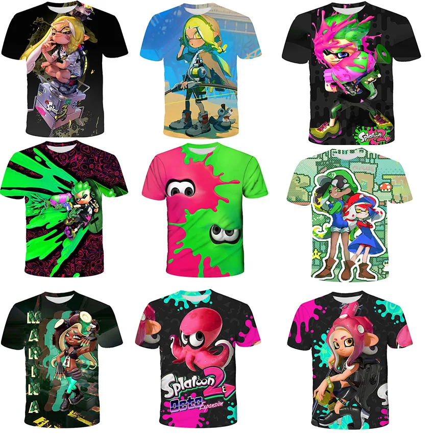 Ink Squid 8 Bit Anime T Shirt Summer Kids Graffiti T Shirt Athletic Short Sleeve Boys Girls Kawaii Tops
Ink Squid 8 Bit Anime T Shirt Summer Kids Graffiti T Shirt Athletic Short Sleeve Boys Girls Kawaii Tops