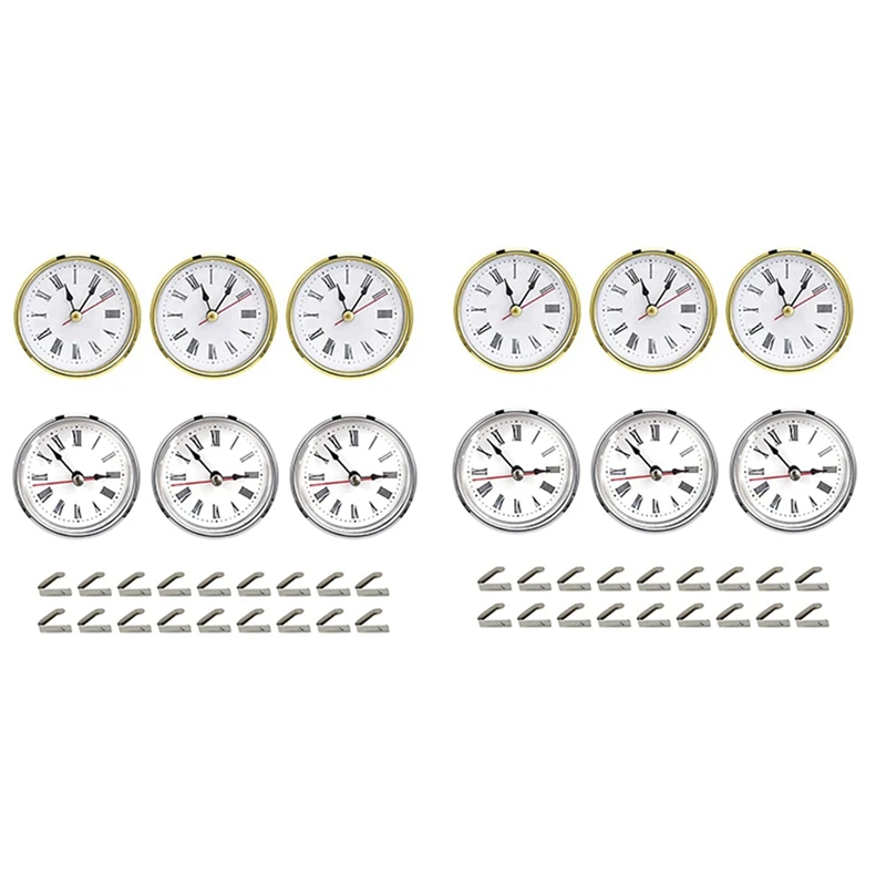 

12Pcs Clock Parts For Clock Resin Mold,Clock Pieces For Clock Epoxy Casting Resin Mold