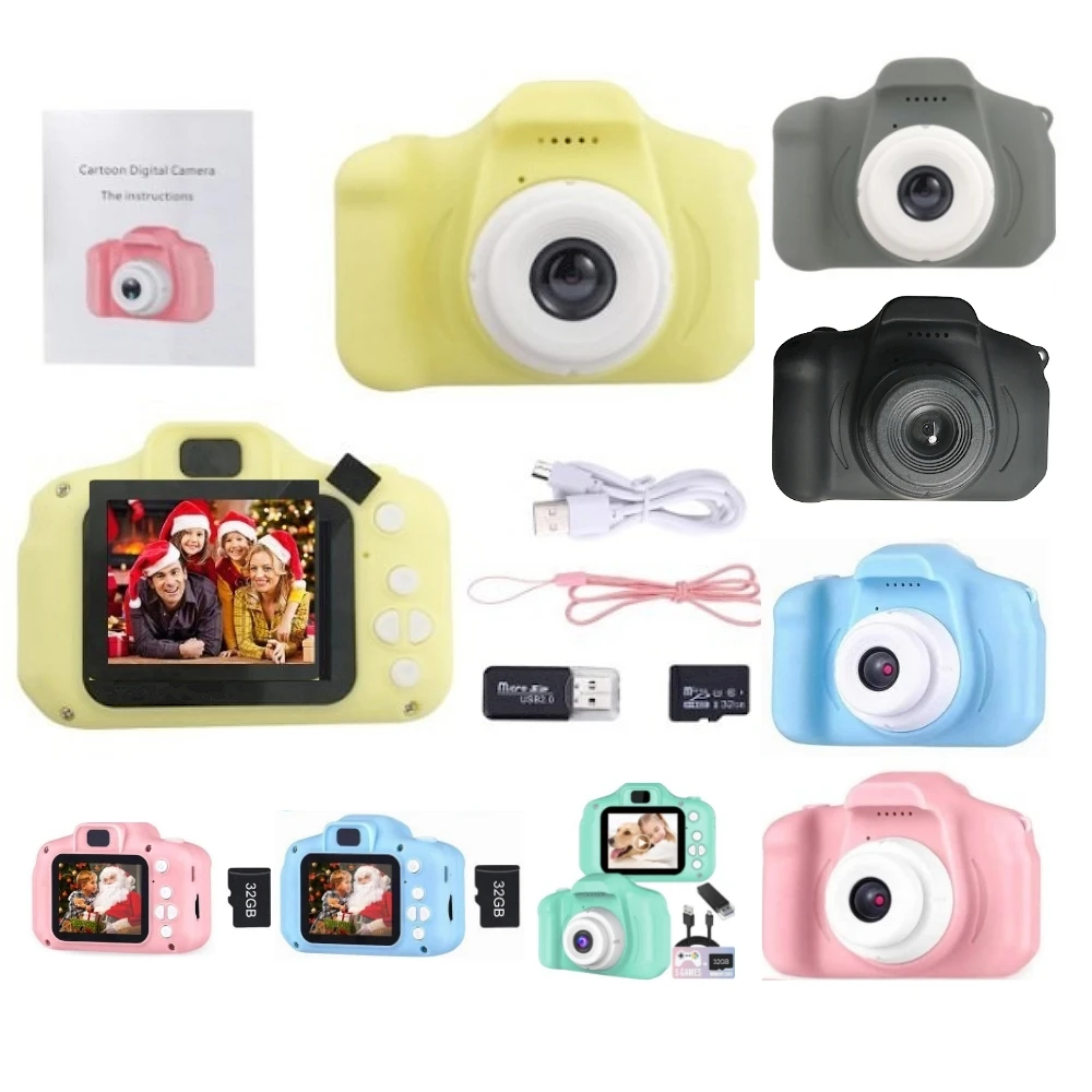 Cartoon Camera 2.0 Inch IPS Screen Children Educational Toys Portable Video Camera Digital Camera for Boys Girls Birthday Gift
Cartoon Camera 2.0 Inch IPS Screen Children Educational Toys Portable Video Camera Digital Camera for Boys Girls Birthday Gift