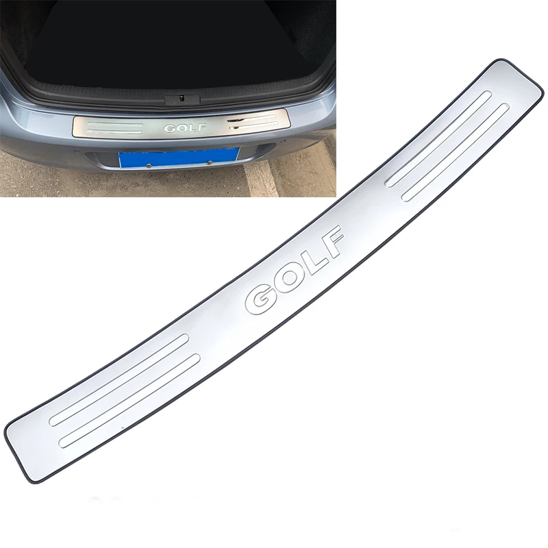 Stainless Steel External Rear Bumper Protector Guard Plate Trim Fit for Volkswagon VW Golf 6 Mk6 2009 2010 2011 2012
Stainless Steel External Rear Bumper Protector Guard Plate Trim Fit for Volkswagon VW Golf 6 Mk6 2009 2010 2011 2012