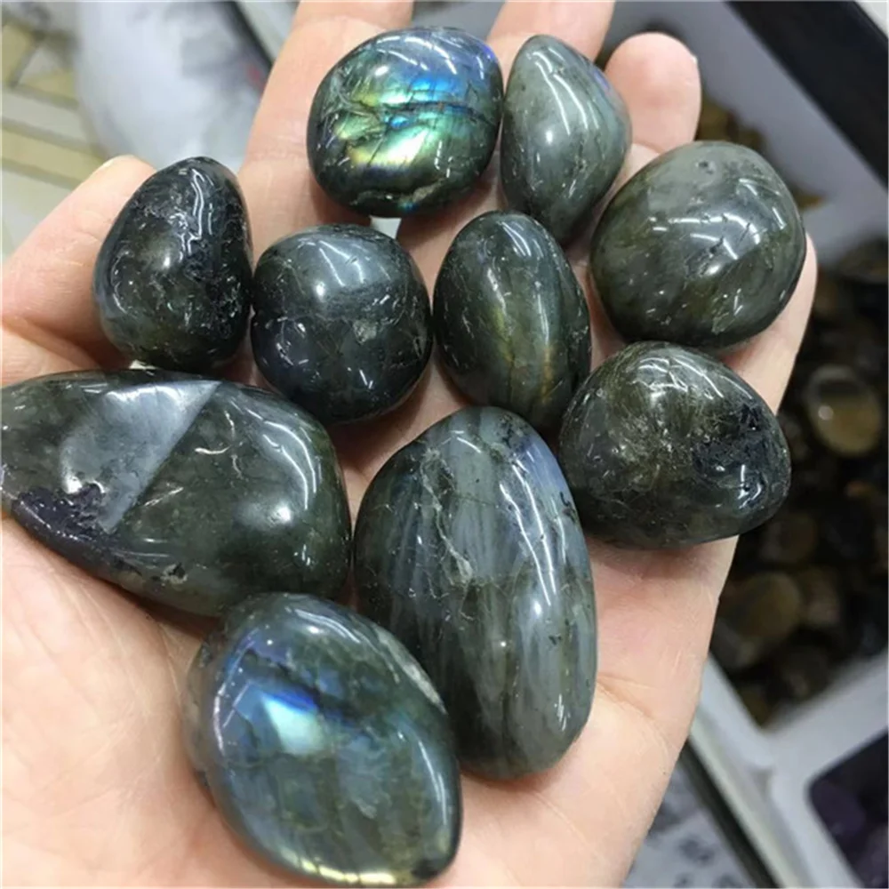 Natural Labradorite Tumbled Stone Healing Crystal Quartz Mineral Specimen Bulk Energy Gemstone Decor For DIY Jewelry decoration
Natural Labradorite Tumbled Stone Healing Crystal Quartz Mineral Specimen Bulk Energy Gemstone Decor For DIY Jewelry decoration