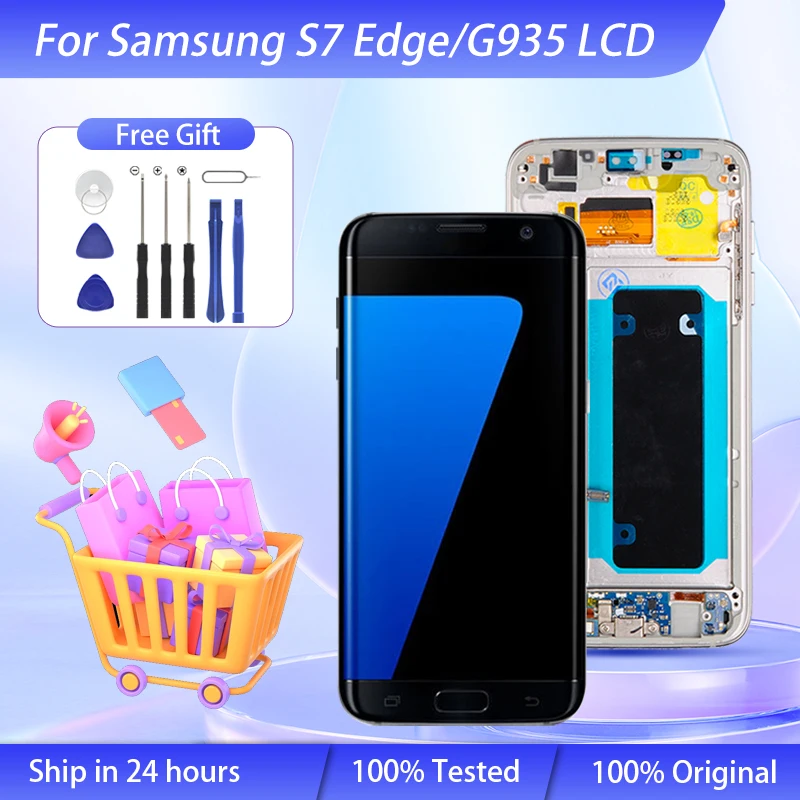 Wholesale 5.5 Inch OLED G935 Display For Samsung Galaxy S7 Edge Lcd Touch Screen Digitizer G935F Assembly Free Ship With Tools
Wholesale 5.5 Inch OLED G935 Display For Samsung Galaxy S7 Edge Lcd Touch Screen Digitizer G935F Assembly Free Ship With Tools
