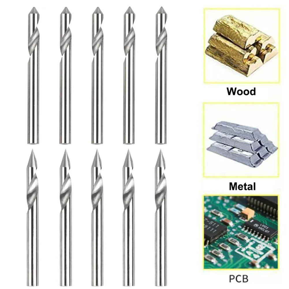 10pcs 1/8 Inch Round Shank Milling Cutter CNC Router V Bits 30&60 Degree Carbide Alloy V Groove Router Bit Tip 0.1mm Woodworking
10pcs 1/8 Inch Round Shank Milling Cutter CNC Router V Bits 30&60 Degree Carbide Alloy V Groove Router Bit Tip 0.1mm Woodworking
