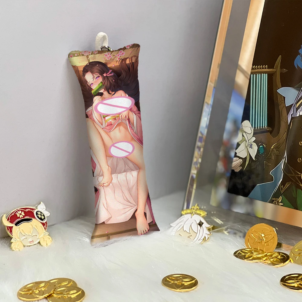Demon Slayer Kamado Nezuko Accessories Pendant Mini Dakimakura Keychain Phone Pendant Cute Body Pillow Bag Pendants Double Side
Demon Slayer Kamado Nezuko Accessories Pendant Mini Dakimakura Keychain Phone Pendant Cute Body Pillow Bag Pendants Double Side