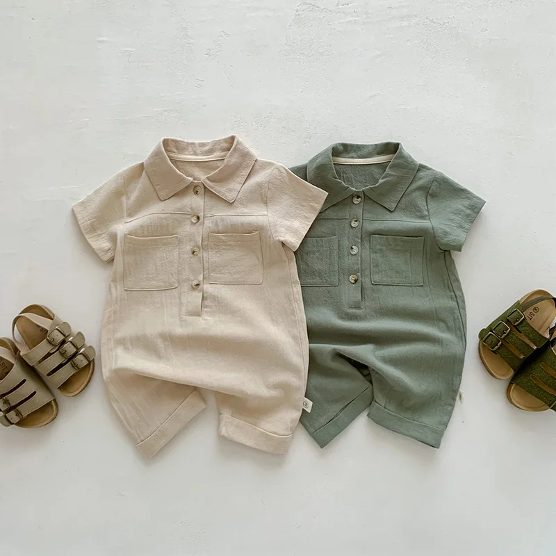 MILANCEL New Autumn Baby Jumpsuit Toddler Cute Lapel Short Sleeve Rompers Infant Boys Clothes
MILANCEL New Autumn Baby Jumpsuit Toddler Cute Lapel Short Sleeve Rompers Infant Boys Clothes