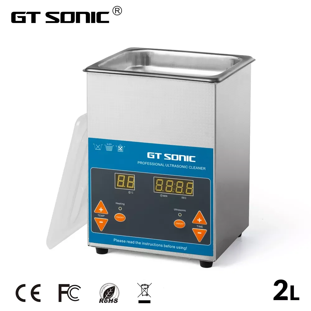 GT SONIC VGT-1620QTD Ultra sonic Cleaner 2L 50 Вт с цифровым дисплеем, нагревательная корзина, ультра sonic Bath
GT SONIC VGT-1620QTD Ultra sonic Cleaner 2L 50 Вт с цифровым дисплеем, нагревательная корзина, ультра sonic Bath
