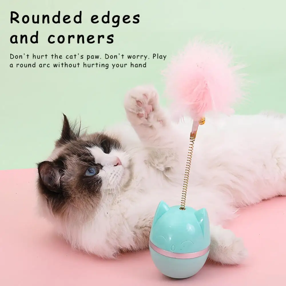 Tumbler Balanced Wheel Cat Toy Funny Automatic Rotating Interactive With Catnip Wand Teaser Feather Stick Ball Cat Dog Toys
Tumbler Balanced Wheel Cat Toy Funny Automatic Rotating Interactive With Catnip Wand Teaser Feather Stick Ball Cat Dog Toys