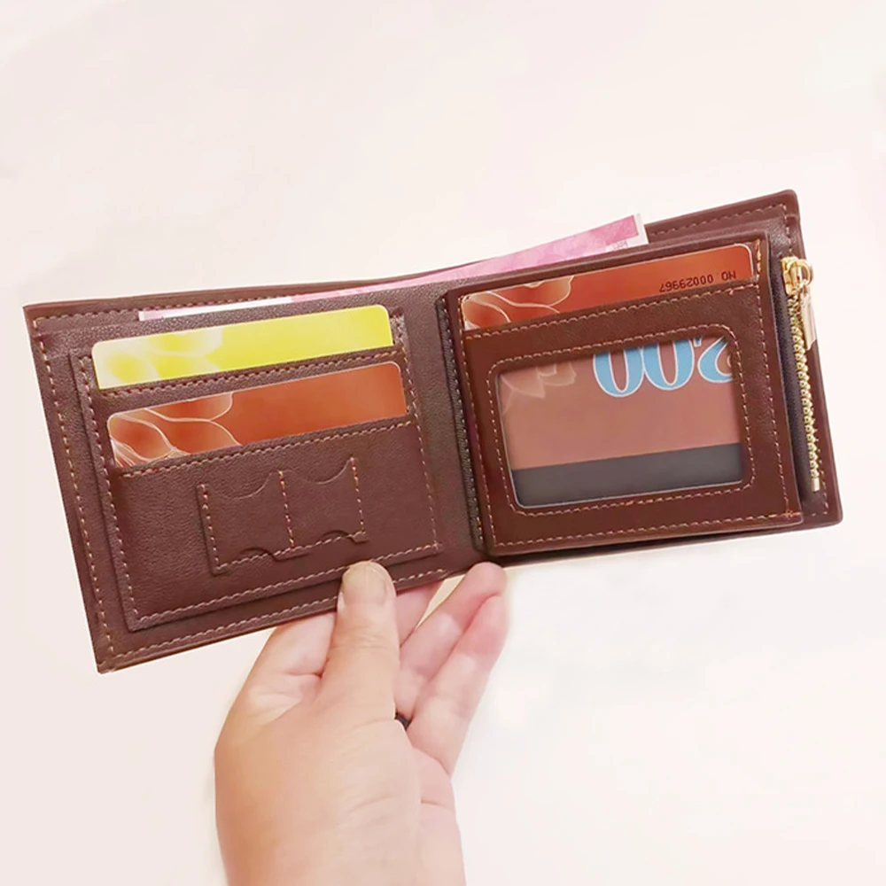 Men's Coin Purse Wallet Fashion Blocking Man Leather Zipper Business Card Holder Money Bag Male
Men's Coin Purse Wallet Fashion Blocking Man Leather Zipper Business Card Holder Money Bag Male