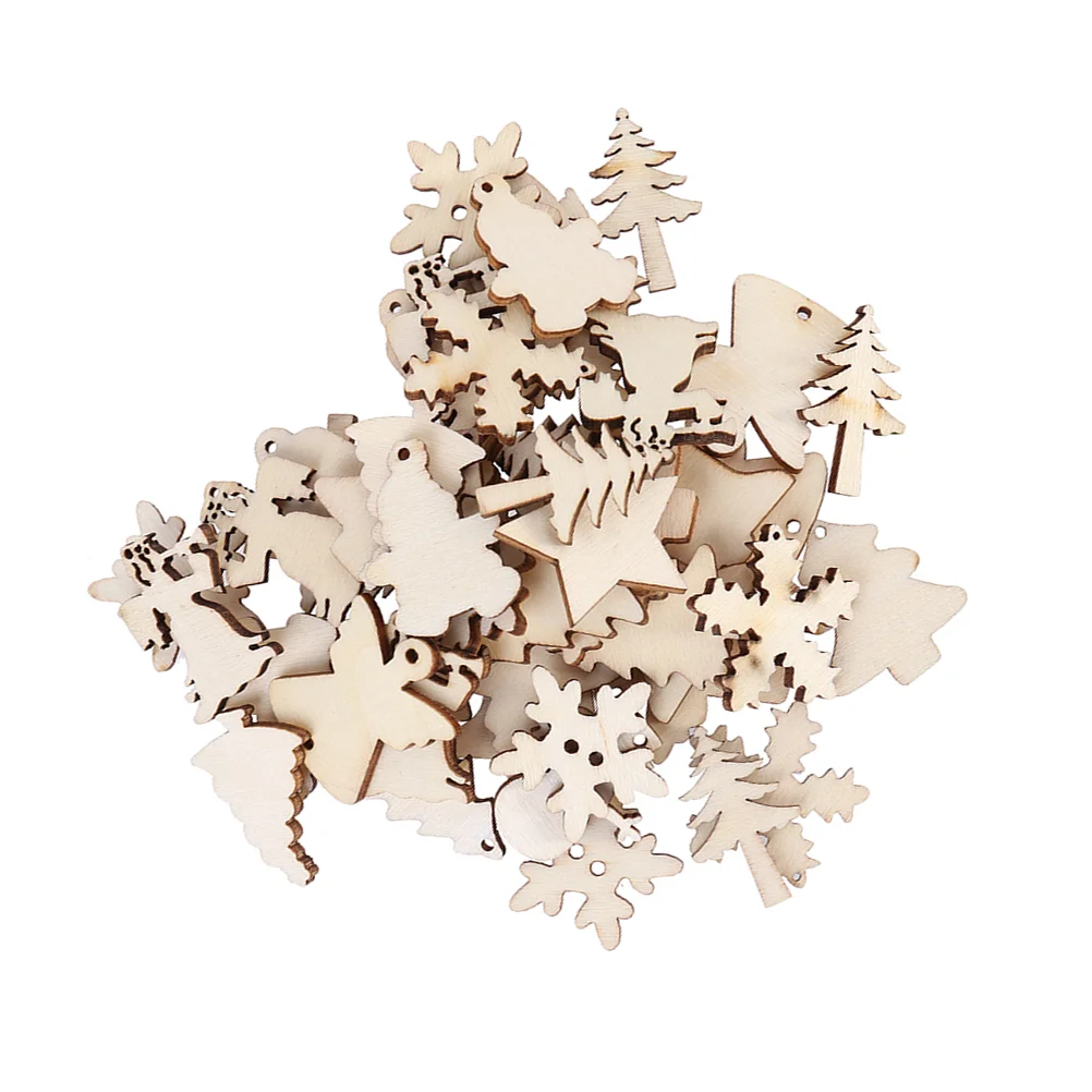 100pcs Chips Christmas Shapes Christmas Ornaments Unfinished Crafts Christmas Ornaments
100pcs Chips Christmas Shapes Christmas Ornaments Unfinished Crafts Christmas Ornaments