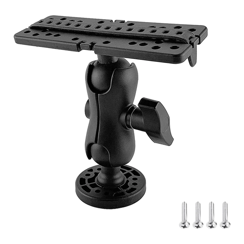 Fish Finder Mount Base, 360 Degree Rotation Fish Finder Holder, Universal Marine Electronic Fish Finder GPS Plate Mount
Fish Finder Mount Base, 360 Degree Rotation Fish Finder Holder, Universal Marine Electronic Fish Finder GPS Plate Mount