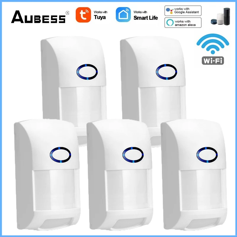 Aubess Tuya Smart WiFi Alarm Infrared Detectors Intelligent Wireless PIR Motion Sensor Work With Alexa Google Smart Home
Aubess Tuya Smart WiFi Alarm Infrared Detectors Intelligent Wireless PIR Motion Sensor Work With Alexa Google Smart Home