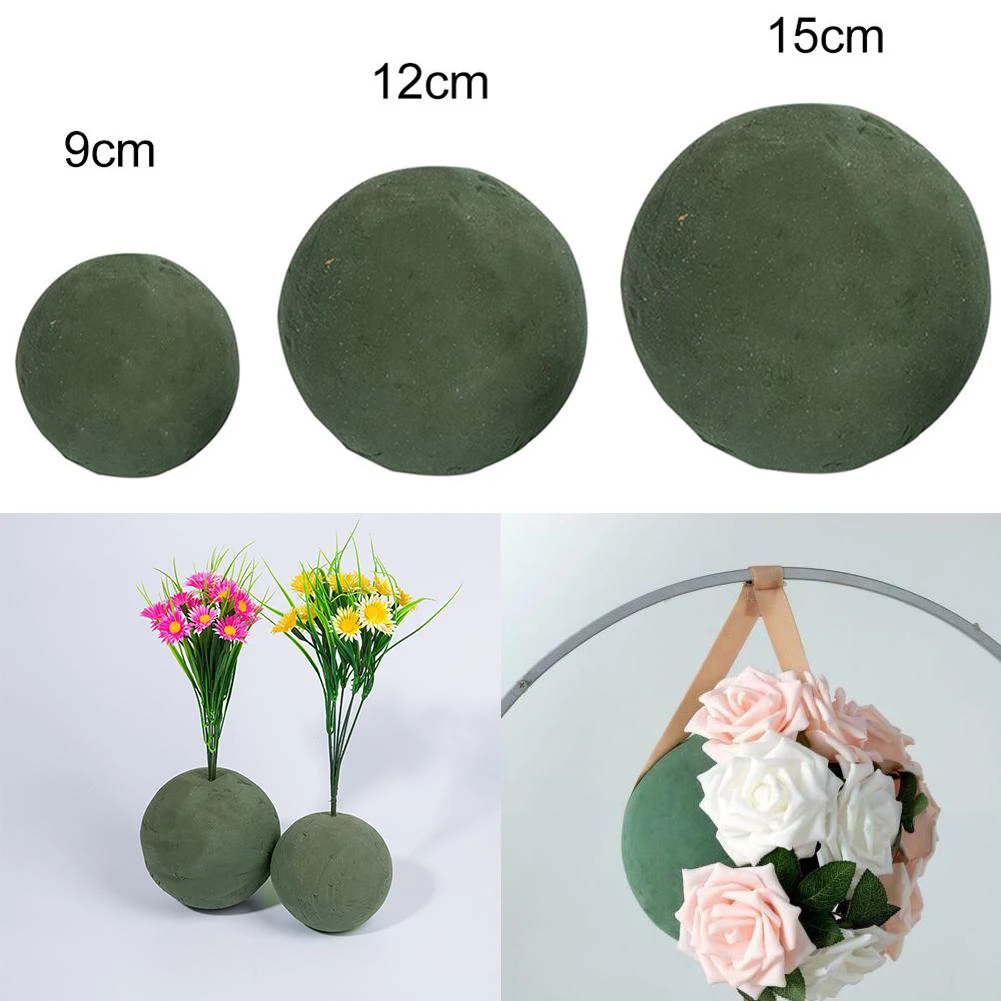 9/12/15cm Round Green Dried Flower Mud Sponge Blocks Foam Bouquet Floral Decoration Fresh Floral Foam Flower Arrangement Tools
9/12/15cm Round Green Dried Flower Mud Sponge Blocks Foam Bouquet Floral Decoration Fresh Floral Foam Flower Arrangement Tools