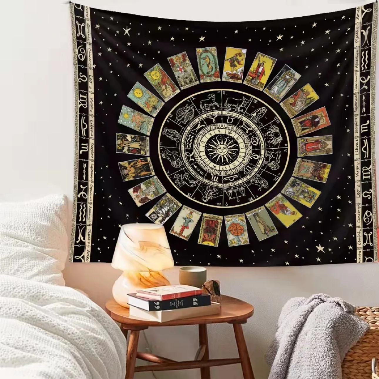 Moon Phase Tapestry Wall Hanging Decoration Botanical Celestial Floral Printed Flower Carpet Dorm Home Decor Starry Sky Carpet
Moon Phase Tapestry Wall Hanging Decoration Botanical Celestial Floral Printed Flower Carpet Dorm Home Decor Starry Sky Carpet