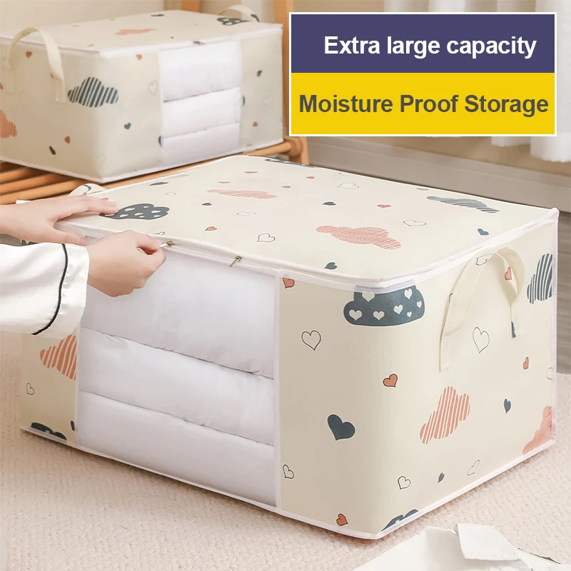 Big Capacity Quilt Clothes Storage Bag Duvet Blanket Sorting Bags Dustproof Closet Under-Bed Storage Moisture Proof Organizer
Big Capacity Quilt Clothes Storage Bag Duvet Blanket Sorting Bags Dustproof Closet Under-Bed Storage Moisture Proof Organizer