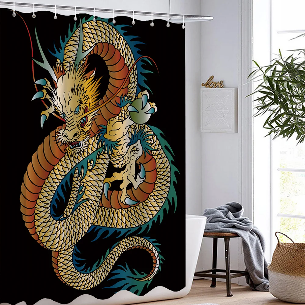 Мифический китайский Dragon душевая занавеска с цифровым принтом, цветная Водонепроницаемая занавеска для ванной, Феникс, домашний декор, зан...
Мифический китайский Dragon душевая занавеска с цифровым принтом, цветная Водонепроницаемая занавеска для ванной, Феникс, домашний декор, зан...