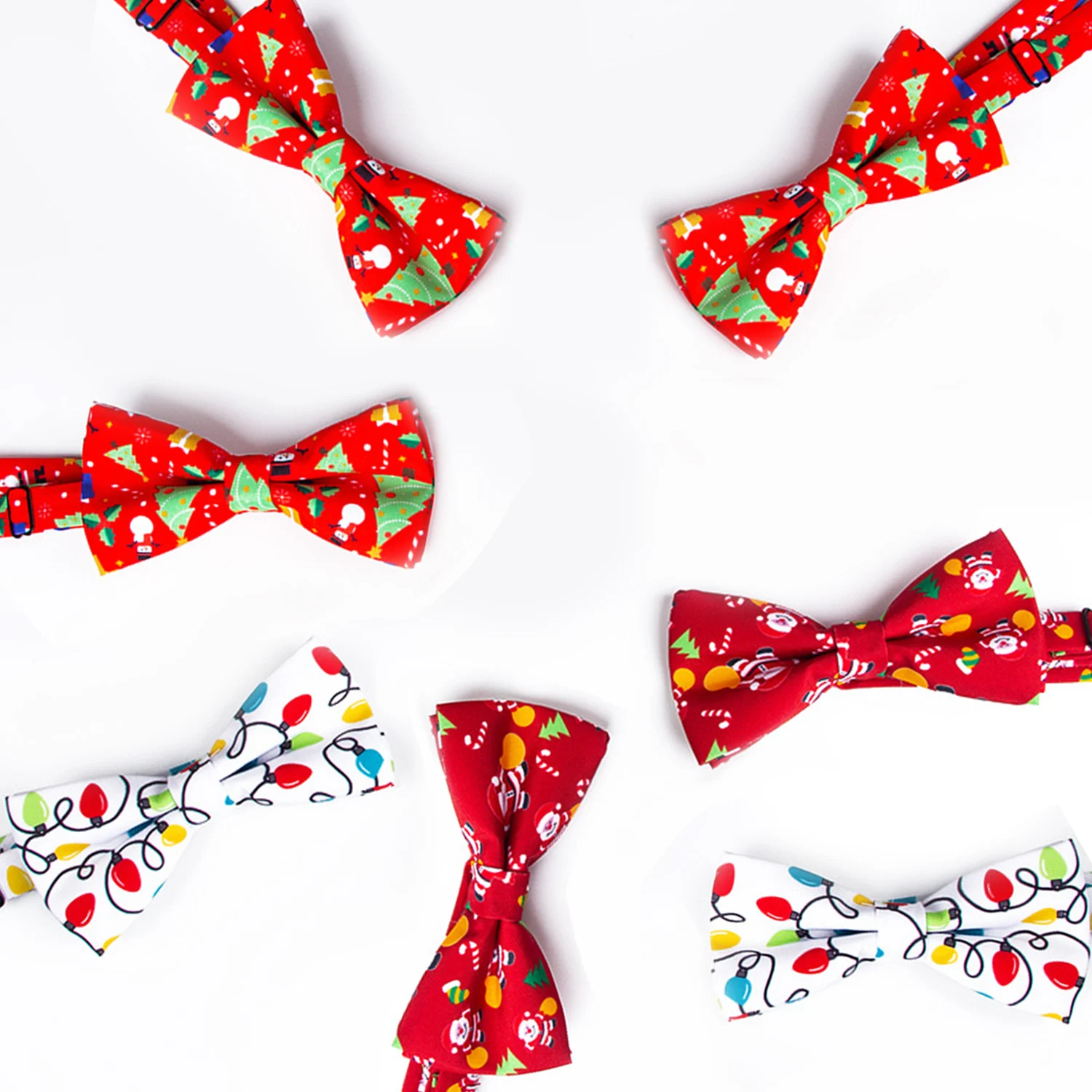 1 шт., мужской Рождественский галстук-бабочка 
1 шт., мужской Рождественский галстук-бабочка