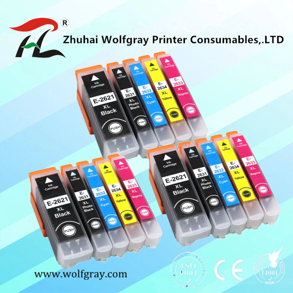 Compatible Ink Cartridge T2621 26XL for Epson XP510 XP520 XP600 XP605 XP615 XP620 XP625 XP710 XP720 XP800 XP810 XP820
Compatible Ink Cartridge T2621 26XL for Epson XP510 XP520 XP600 XP605 XP615 XP620 XP625 XP710 XP720 XP800 XP810 XP820