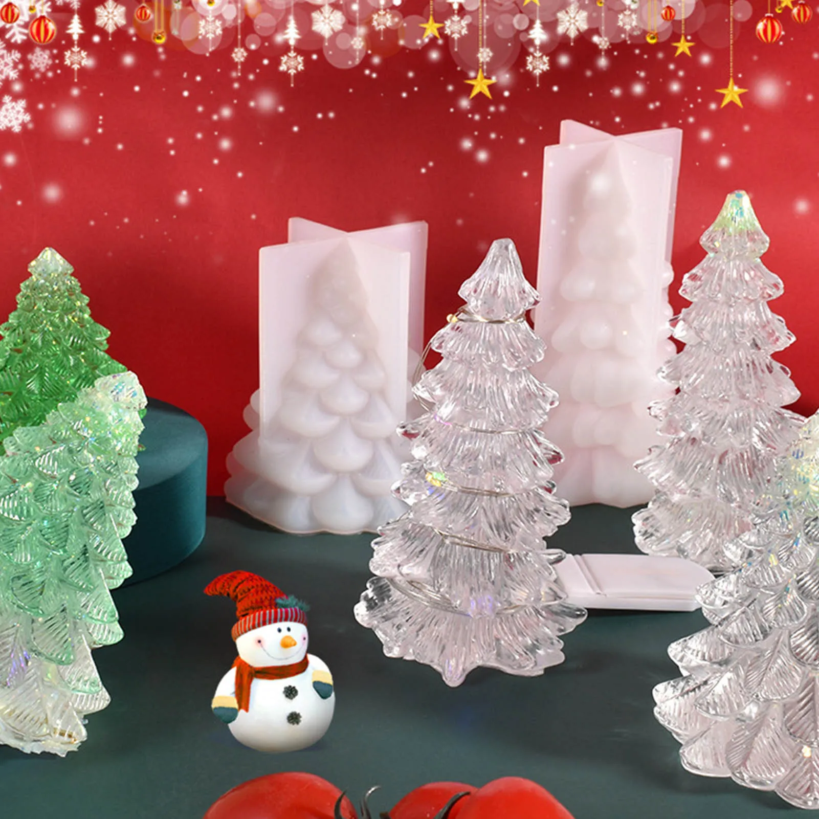 Christmas Tree Candle Wax Mold Silicone Handmade Scented Candle Soap Mould DIY Gypsum Resin Ornament Making Mold Home Decoration
Christmas Tree Candle Wax Mold Silicone Handmade Scented Candle Soap Mould DIY Gypsum Resin Ornament Making Mold Home Decoration