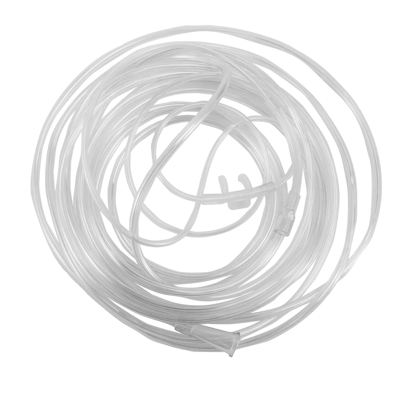 Мягкая носовая кислородная трубка с двойным отверстием, 6 м
Мягкая носовая кислородная трубка с двойным отверстием, 6 м