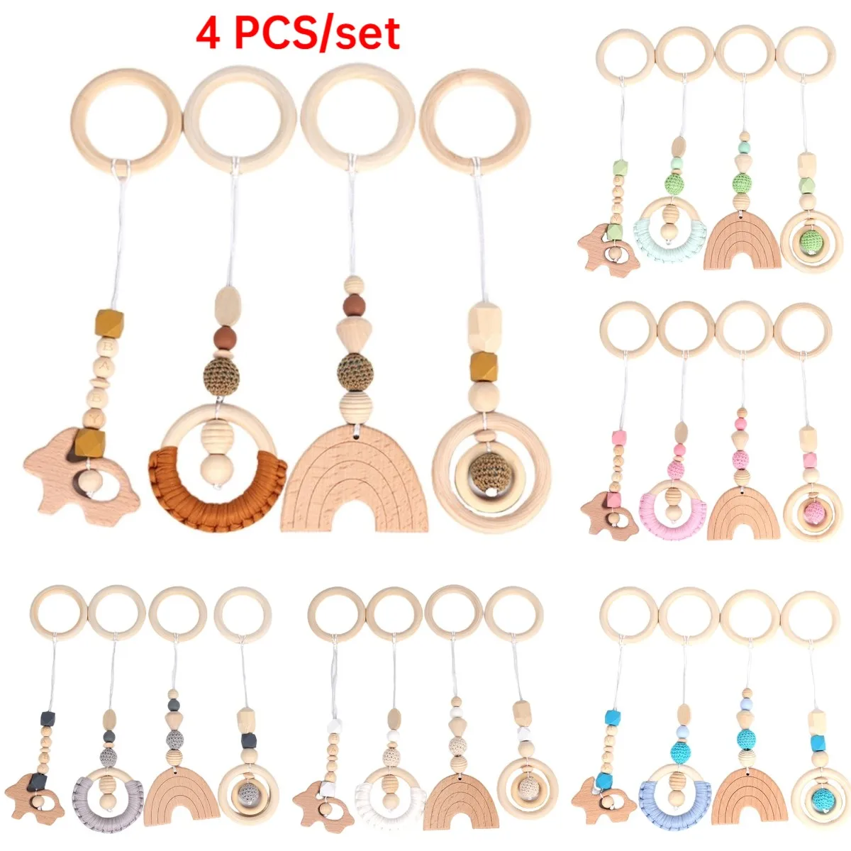 Baby Play Gym Frame Wooden Beech Activity Gym Frame Stroller Hanging Pendants Toys Teether Ring Nursing Rattle Toys Room Decor
Baby Play Gym Frame Wooden Beech Activity Gym Frame Stroller Hanging Pendants Toys Teether Ring Nursing Rattle Toys Room Decor