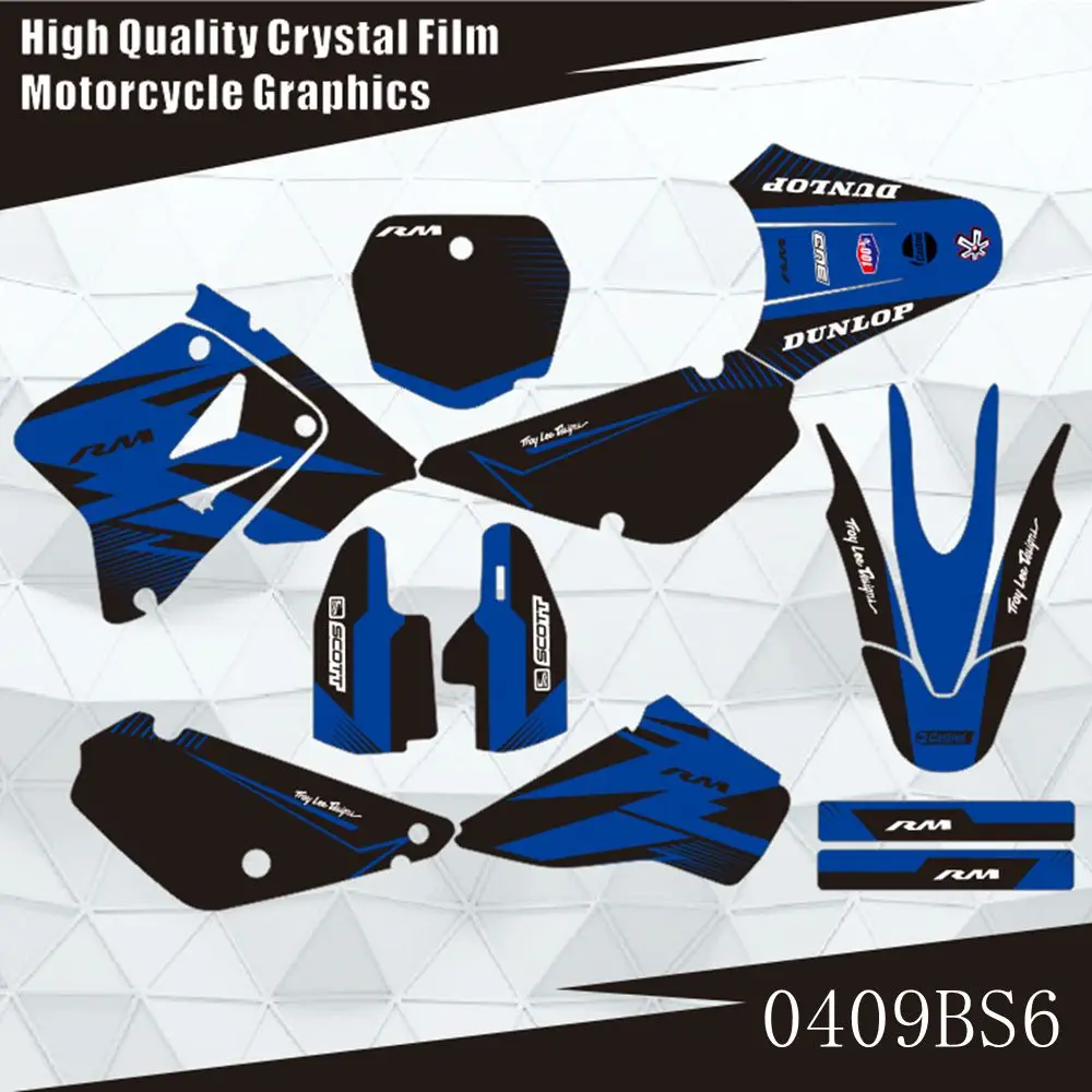 Full Graphics Decals Stickers Motorcycle Background Custom Number Name For SUZUKI RM85 RM 85 2002-2020
Full Graphics Decals Stickers Motorcycle Background Custom Number Name For SUZUKI RM85 RM 85 2002-2020