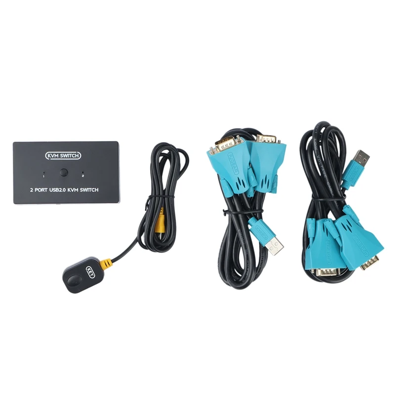 Квм-переключатель USB VGA для 2 ПК с общим доступом на 1 Видеомонитор и 3 USB-устройства, сканер клавиатуры и мыши, принтер для ноутбука и ПК
Квм-переключатель USB VGA для 2 ПК с общим доступом на 1 Видеомонитор и 3 USB-устройства, сканер клавиатуры и мыши, принтер для ноутбука и ПК