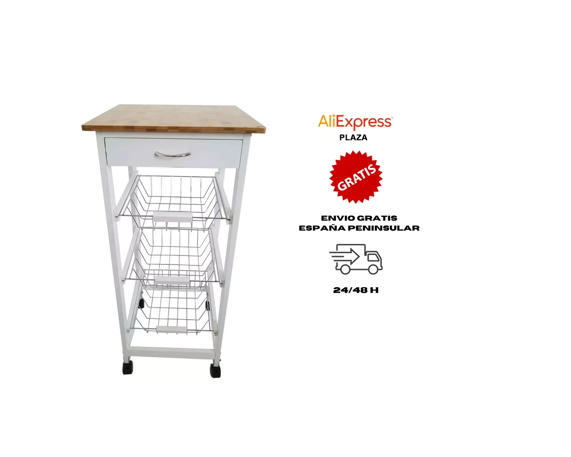 Kitchen cart 37x37x85 white Color cover wood port 6. Kitchen. Kitchen carts. Fruit greengrocer. Kitchen organizer. Saves space.
Kitchen cart 37x37x85 white Color cover wood port 6. Kitchen. Kitchen carts. Fruit greengrocer. Kitchen organizer. Saves space.