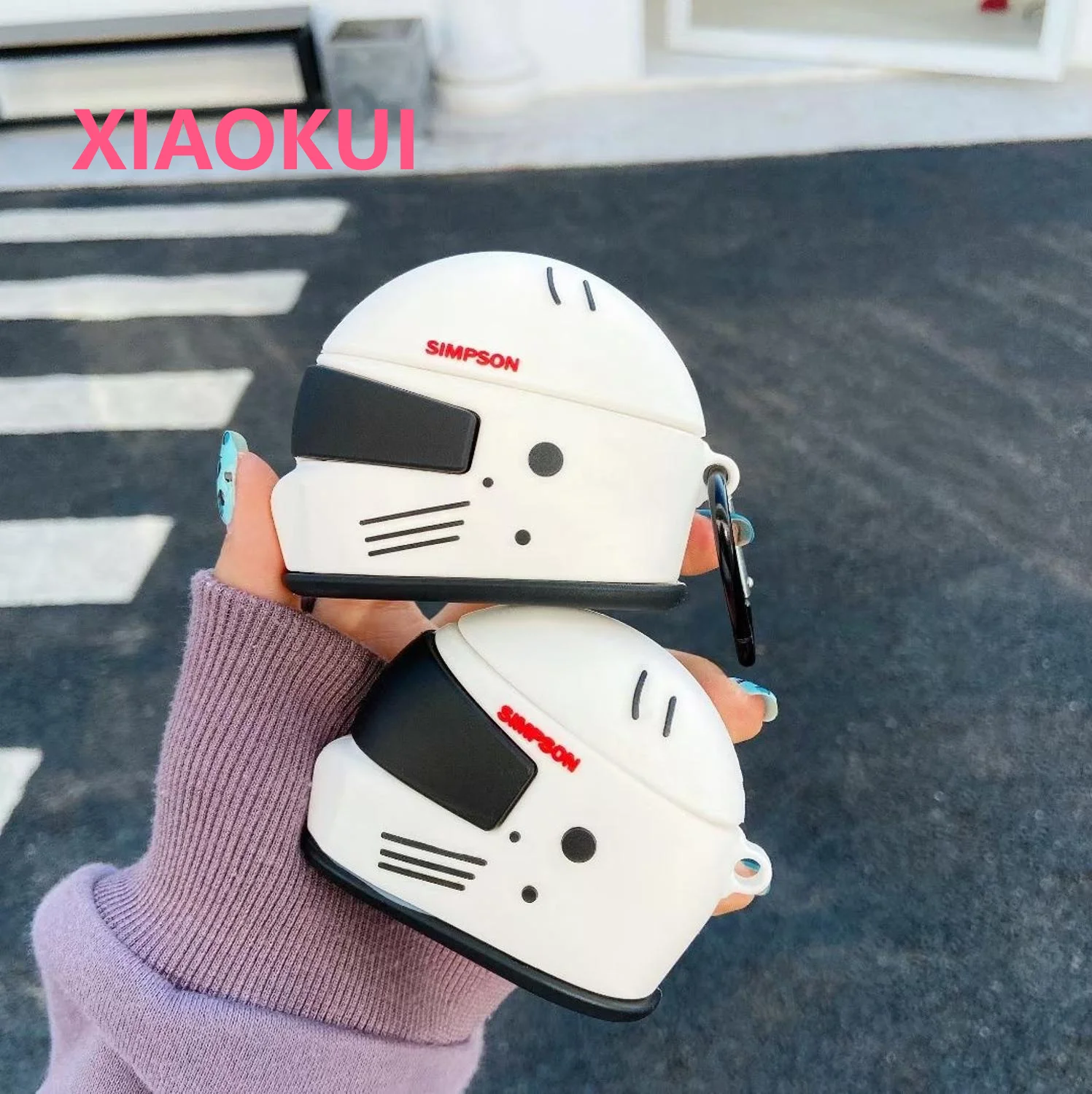 3D Soft Cute Racing Motorcycle Helmet Earphone Case for Airpods 1 2 pro Silicone Headphonel Cases protective Cover
3D Soft Cute Racing Motorcycle Helmet Earphone Case for Airpods 1 2 pro Silicone Headphonel Cases protective Cover