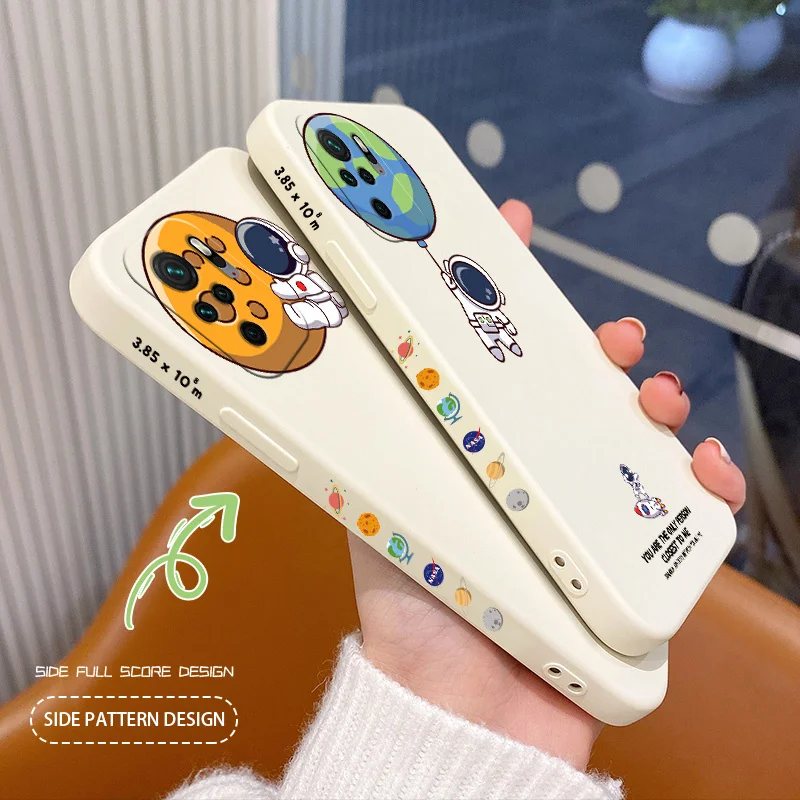 New Astronaut Phone Case For Xiaomi Redmi Note 10 10S 9 Pro MAX 9T 9S 8 7 Pro Redmi 9 9A K40 K30 K20 Pro Liquid Silicone Cover
New Astronaut Phone Case For Xiaomi Redmi Note 10 10S 9 Pro MAX 9T 9S 8 7 Pro Redmi 9 9A K40 K30 K20 Pro Liquid Silicone Cover