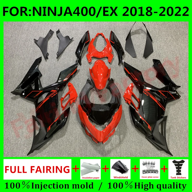 Motorcycle Whole Fairings Kit fit For Ninja400 EX400 EX Ninja 400 2018 2019 2020 2021 2022 2023 fairing Bodywork set red black
Motorcycle Whole Fairings Kit fit For Ninja400 EX400 EX Ninja 400 2018 2019 2020 2021 2022 2023 fairing Bodywork set red black