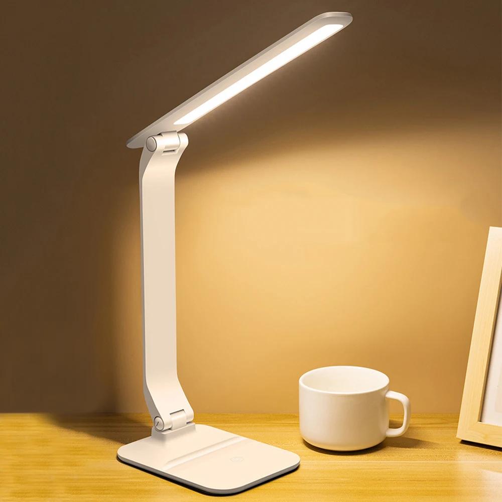 Desk Lamp Led Stepless Dimmable Touch Foldable Table Lamp 3 Color USB Chargeable Bedside Reading Eye Protection Night Light
Desk Lamp Led Stepless Dimmable Touch Foldable Table Lamp 3 Color USB Chargeable Bedside Reading Eye Protection Night Light