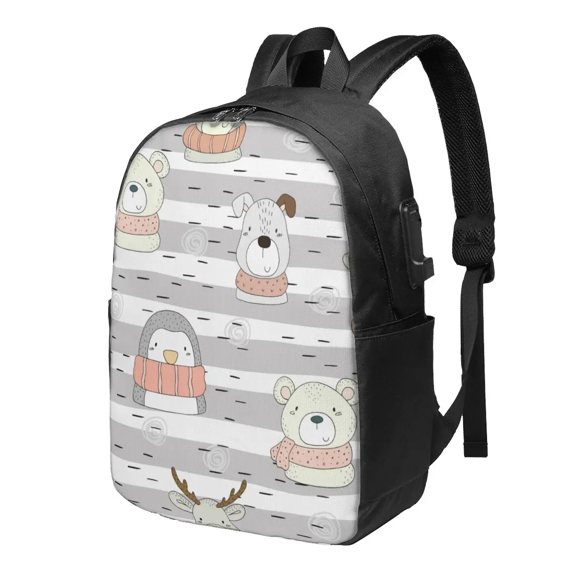 Business Backpack Men's Usb Computer Bag Big Capacity Laptop Bagpack Men Cute Hand Drawn Doodles Funny Animals Seamless
Business Backpack Men's Usb Computer Bag Big Capacity Laptop Bagpack Men Cute Hand Drawn Doodles Funny Animals Seamless