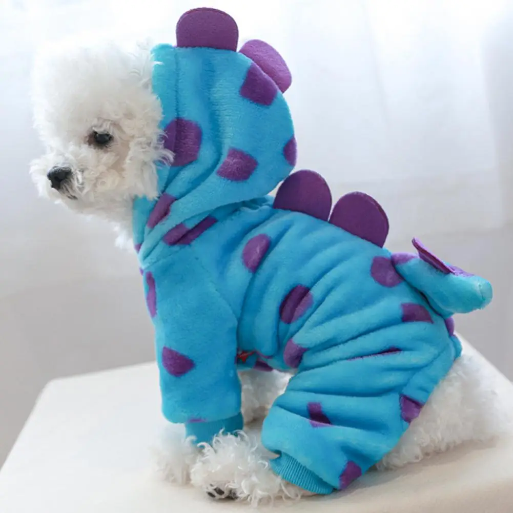 Pet Costume Threaded Cuffs Cartoon Shape Comfortable Hoodie Button Closure Keep Warm Funny Dinosaur 4-legged Dog Cat Apparel fo
Pet Costume Threaded Cuffs Cartoon Shape Comfortable Hoodie Button Closure Keep Warm Funny Dinosaur 4-legged Dog Cat Apparel fo