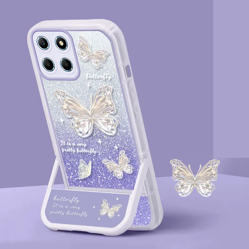 GLITTER Invisible Bracket Phone Case For Honor X8 5G Butterfly Strand Holder Cover For Huawei Honor X8 X6 X9 5G X 8 Case Coque
GLITTER Invisible Bracket Phone Case For Honor X8 5G Butterfly Strand Holder Cover For Huawei Honor X8 X6 X9 5G X 8 Case Coque