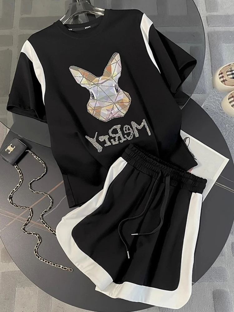 A GIRLS Casual Two Piece Set For Women Tracksuit 2023 Summer Outfits Cartoon Short Sleeved O-Neck T Shirts+Wide-Leg Pants Short
A GIRLS Casual Two Piece Set For Women Tracksuit 2023 Summer Outfits Cartoon Short Sleeved O-Neck T Shirts+Wide-Leg Pants Short
